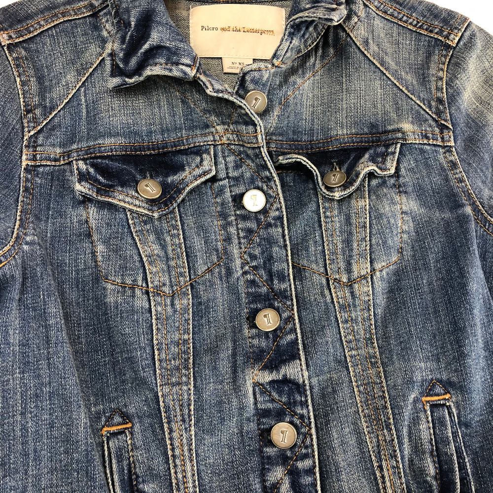 Pilcro & The Letterpress Anthropologie Jean Jacket - Picture 6 of 8